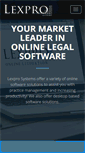 Mobile Screenshot of lexpro.co.za